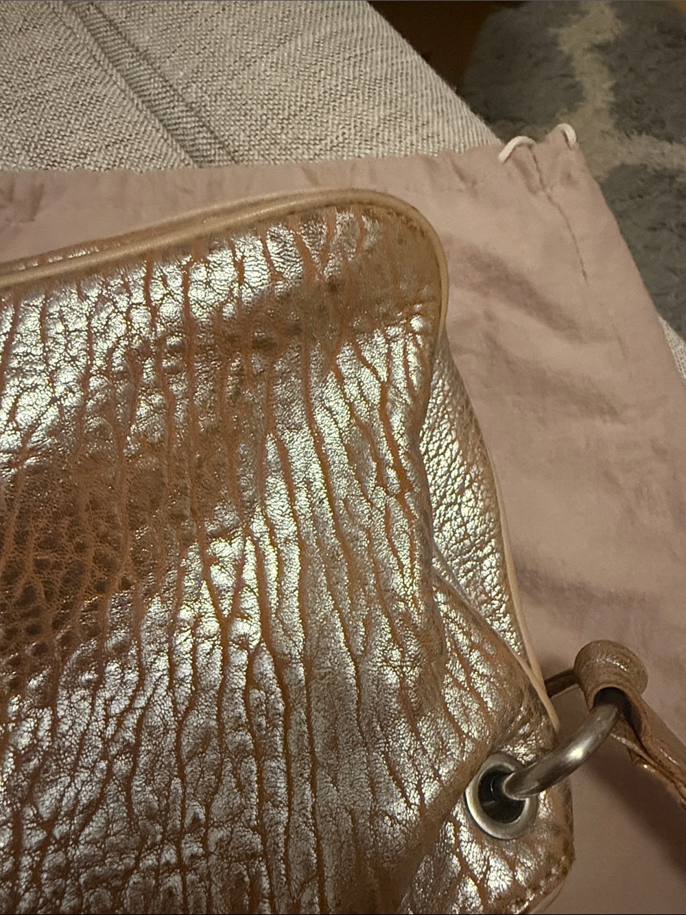 Botkier Tan Brown Textured Leather Shoulder Bag - Picture 9 of 12